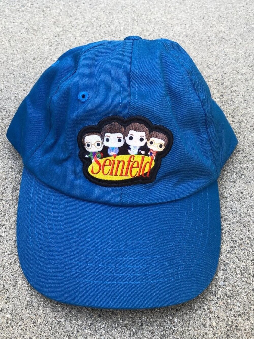 SEINFELD x FUNKO POP Baseball Hat Men's Blue Adjustable Cap One Size